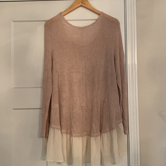 Mauve and Cream Entro Top - Picture 6 of 7